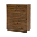 Nevada 6 Drawer Chest (Dark Driftwood)