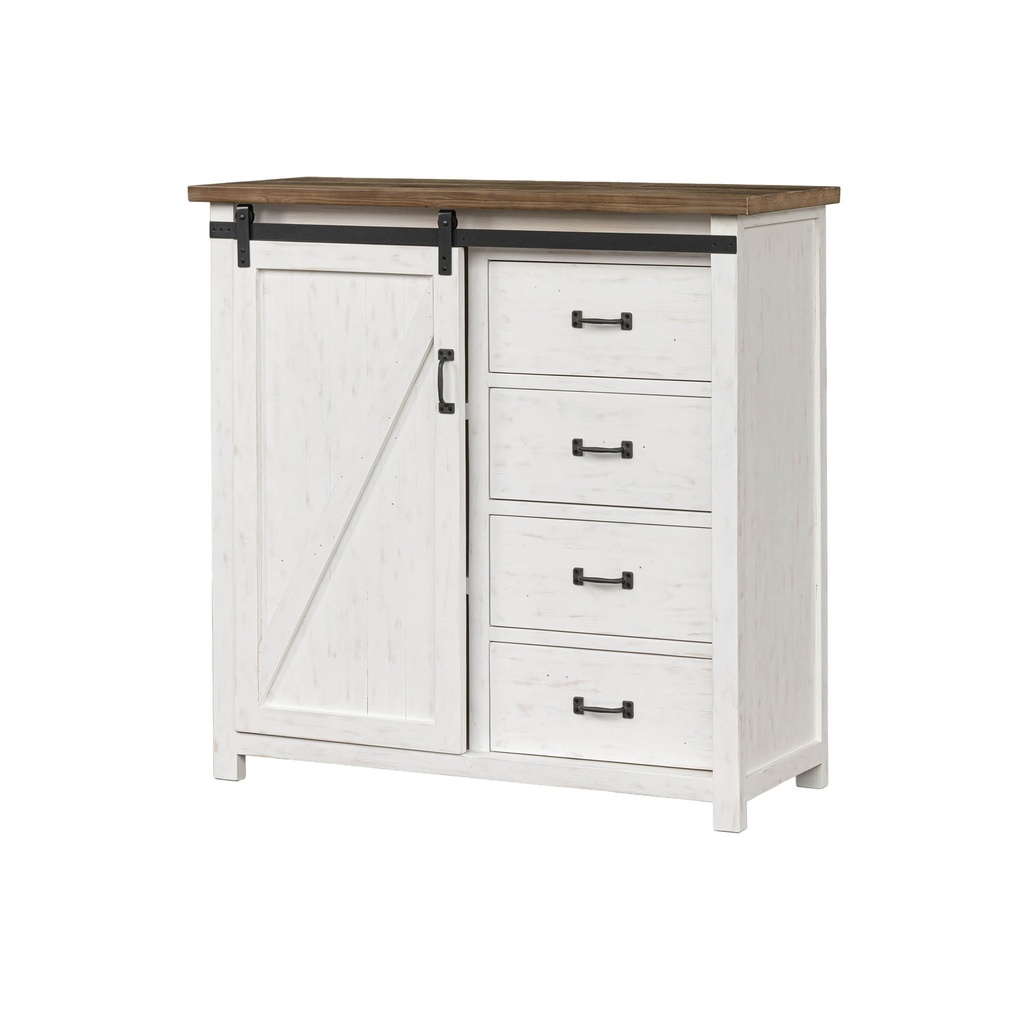 Provence 4 Drawer Chest with 1 Door