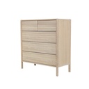 Runway 5 Drawer Chest (Light Oak)