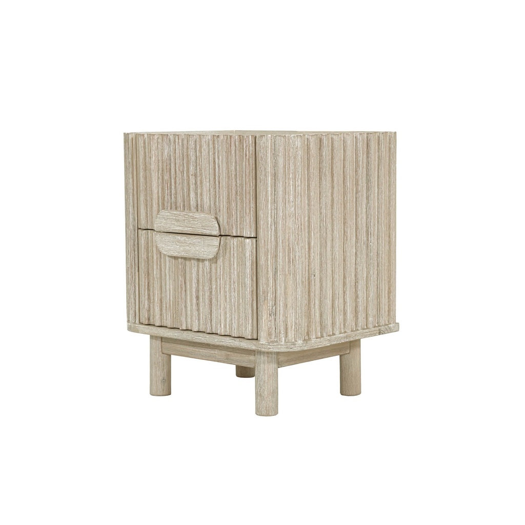 Sunburst Reclaimed Wood Nightstand