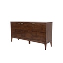 Diagonal Walnut 3-Door Sideboard