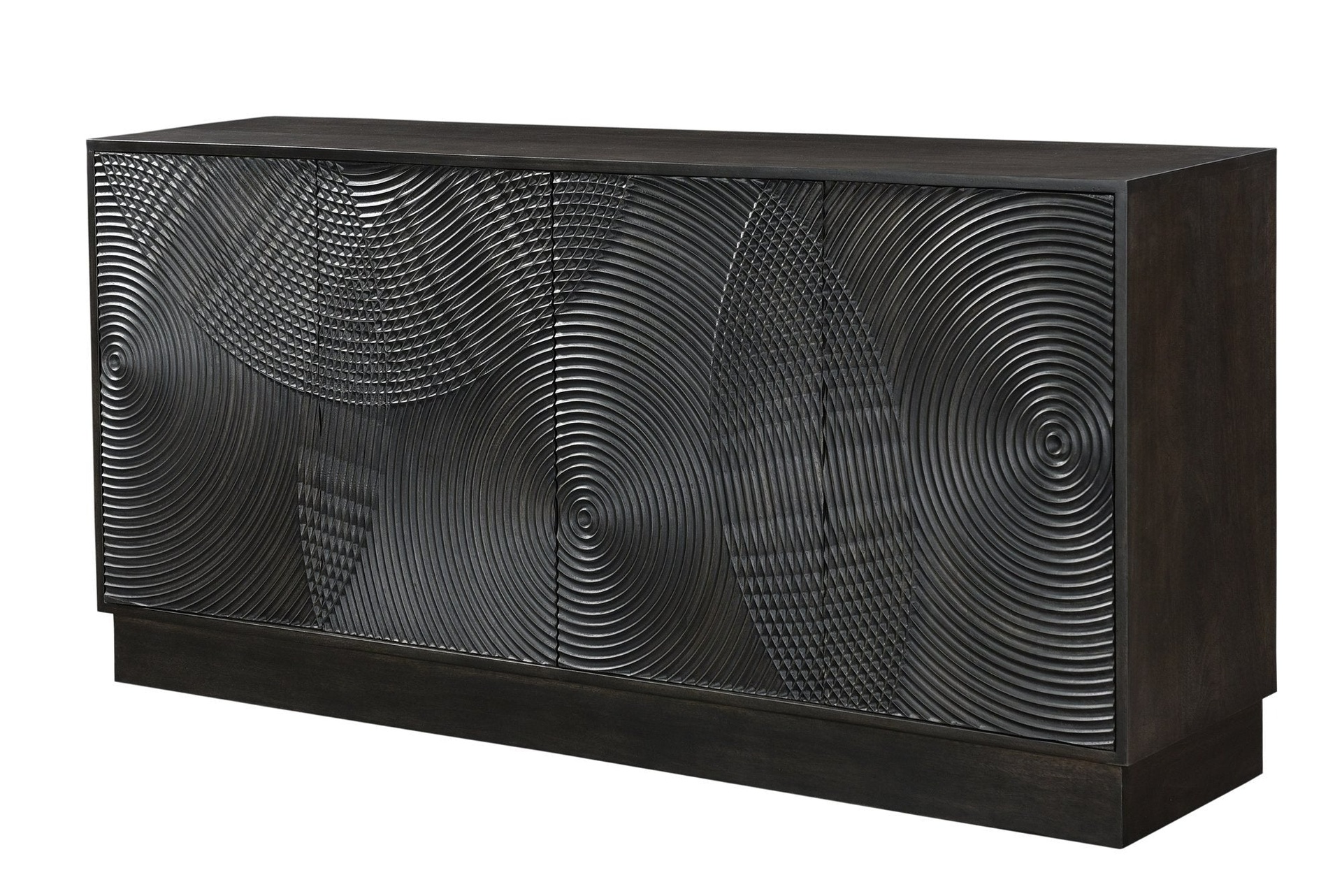 Swirl Pattern Metallic Sideboard 5