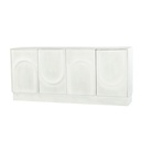 Wave Pattern Metallic Sideboard