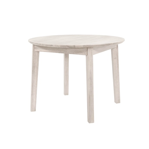 [GIA037-WW] Gia Round Dining Table (Whitewash)