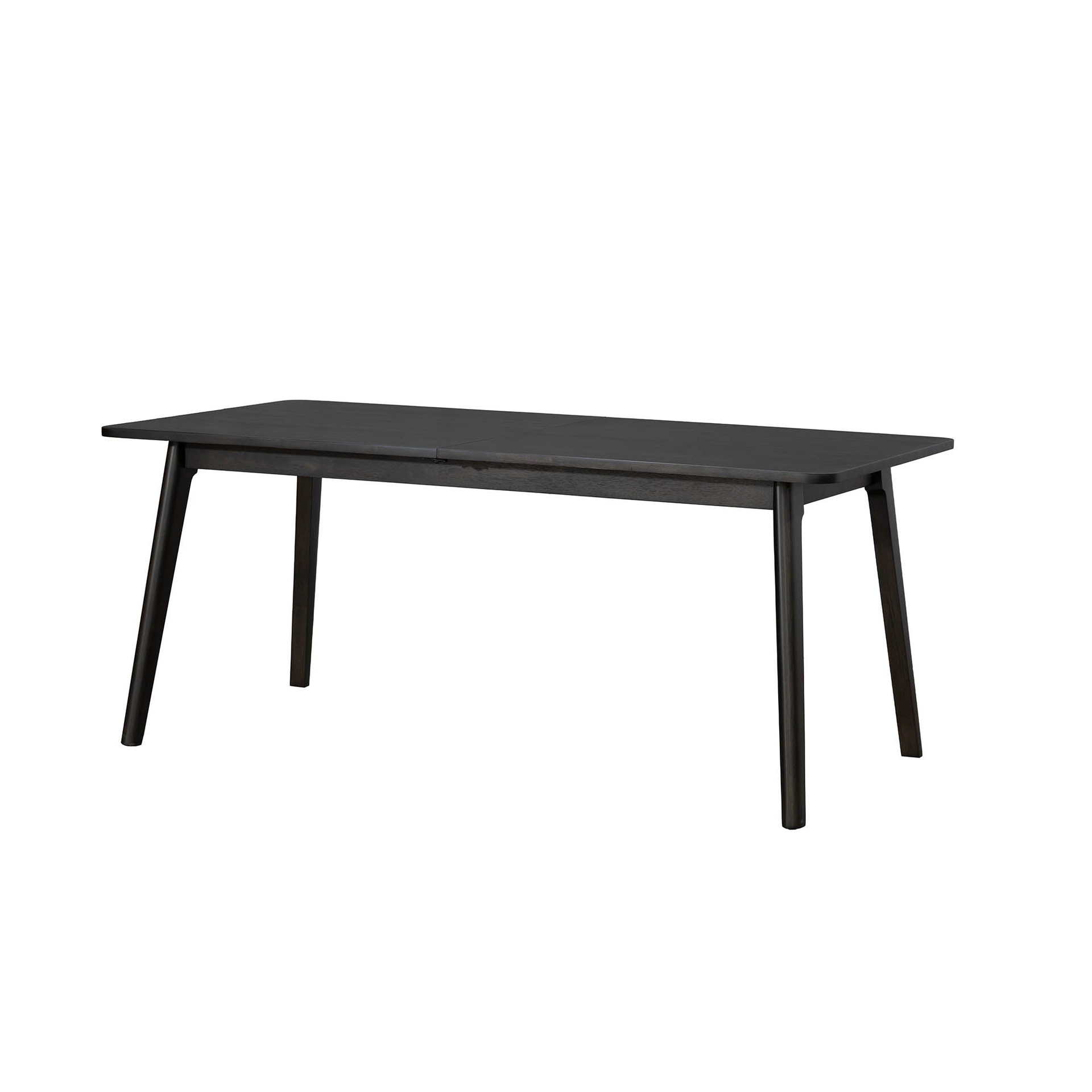 Mid-Century Solid Acacia Extension Dining Table 6