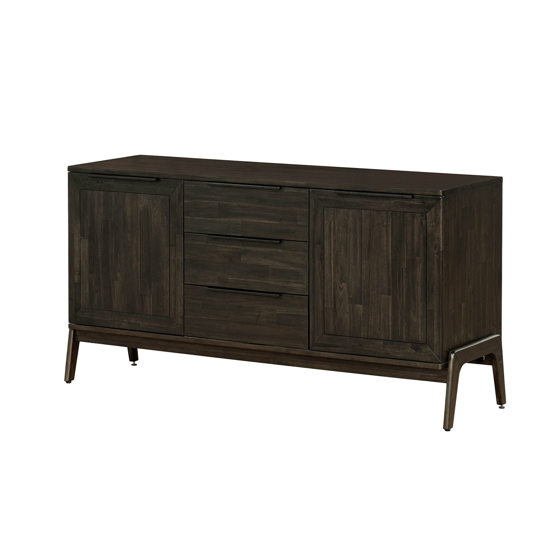Mixed Panel Walnut Sideboard 6