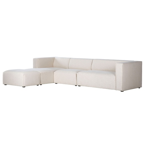 [PRE047S-LHF-OTTO] Premium Modular Sectional (Standard with Ottoman, Left-Hand Facing (LAF))