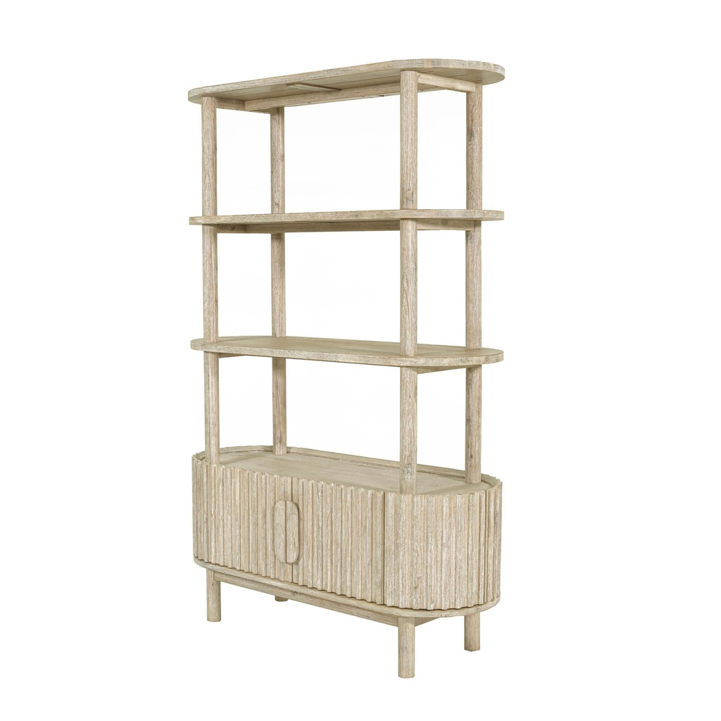 Sunburst Reclaimed Wood Bookcase