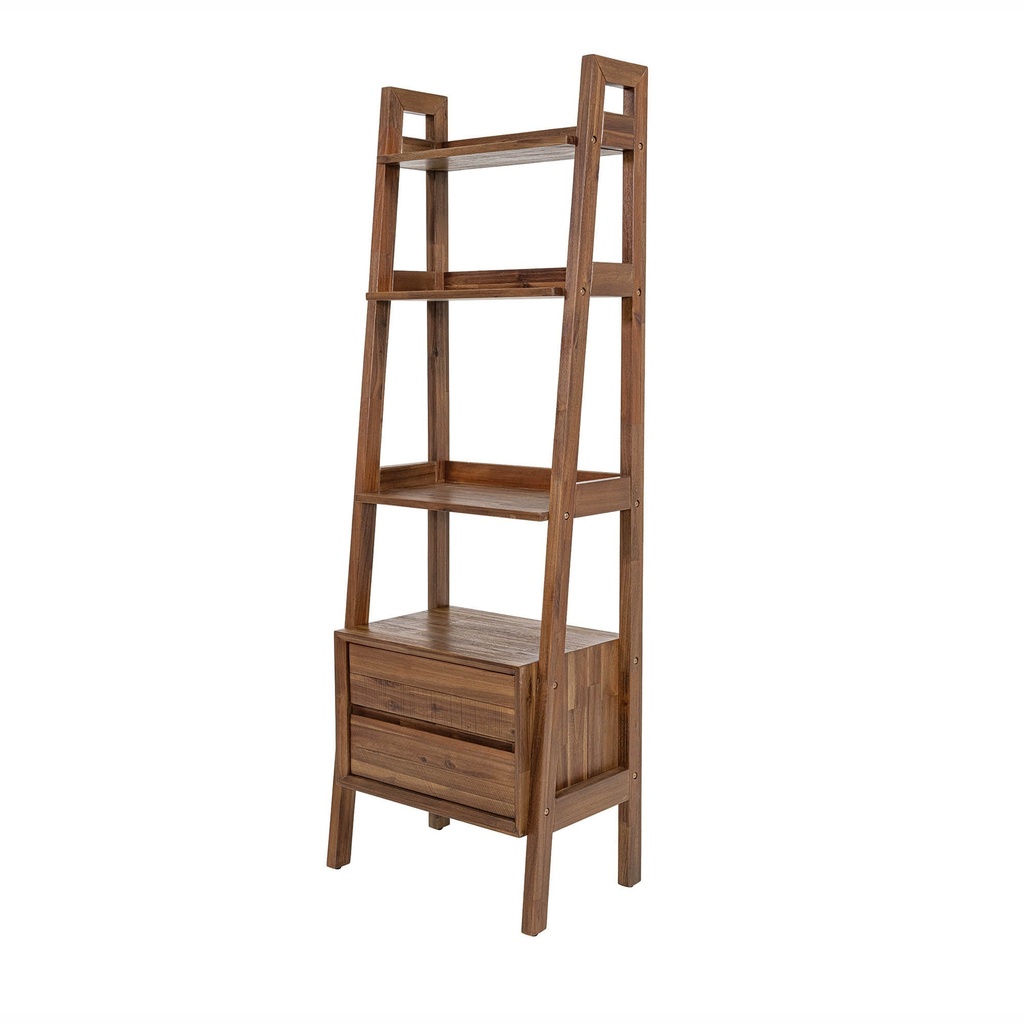 Geometric White Modular Bookcase