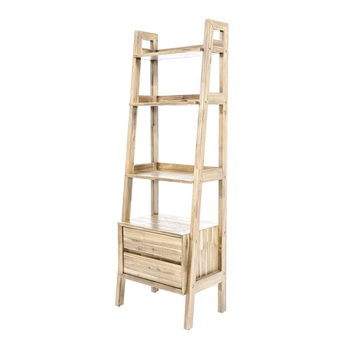 [GIA021S] Gia Modular Bookcase (Light Driftwood)
