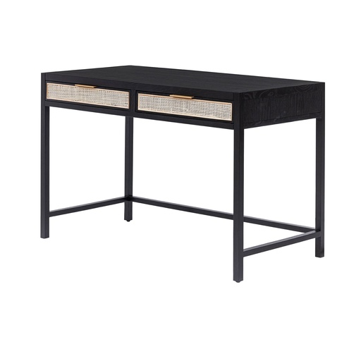 [RAT009-E] Rattan Desk (Ebony)