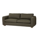 Forest Green Track-Arm Sofa