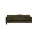 Stone Grey Boxed-Arm Sofa