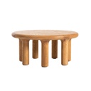Round Oak Multi-Leg Coffee Table