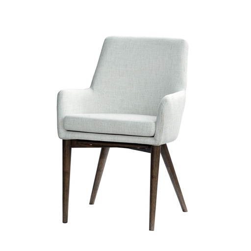 [FZV-02IVO] Fritz Arm Dining Chair (Ivory)