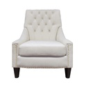 Selena Tufted Nailhead Accent Chair
