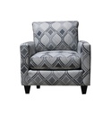 Vice Diamond Pattern Accent Chair