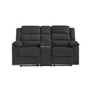 Tyrone Collection Loveseat (Dark Grey)