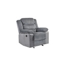 Tyrone Collection Recliner (Grey Corduroy)