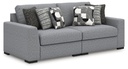 Bealton 2-Piece Sectional (Salt and Pepper)
