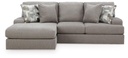 Lindon 2-Piece Sectional with Chaise (Left-Facing) (Smoke)