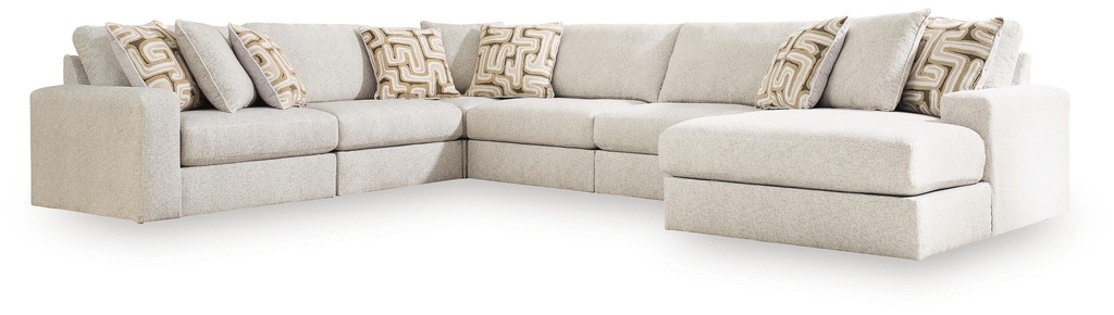 Kestrie 6-Piece Sectional with Chaise (Right-Facing)