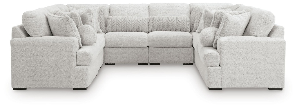 Cuddle Plush Arctic 8-Piece U-Shaped Sectional