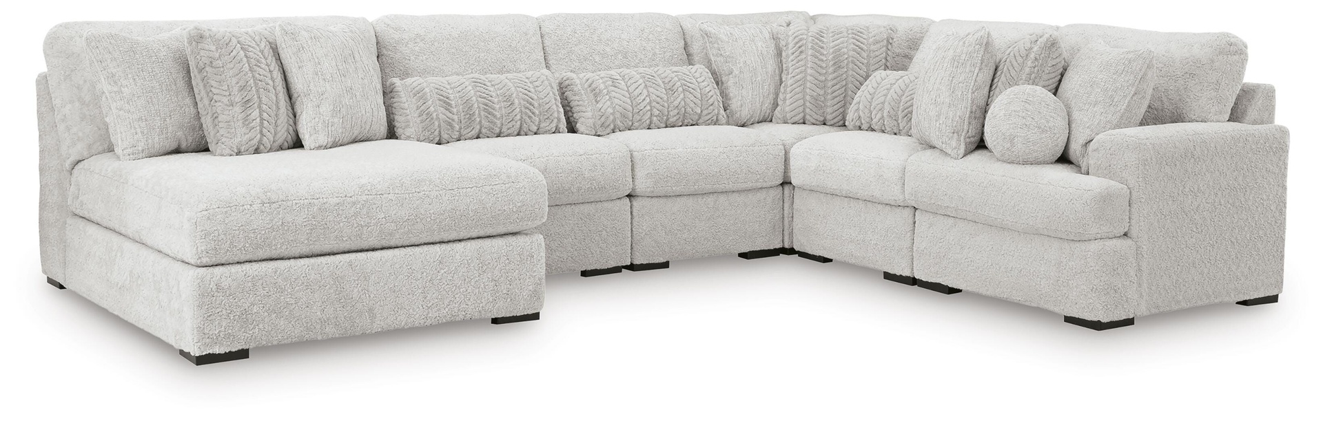 Cuddle Plush Arctic 6-Piece Modular Sectional with Chaise 2