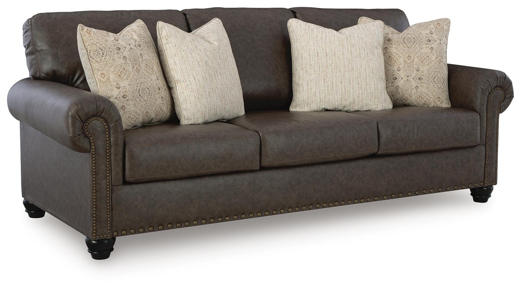 [5550339] Roxmere Faux Leather Queen Sofa Sleeper