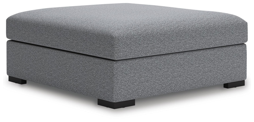 Bealton Oversized Accent Ottoman (Salt and Pepper)