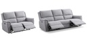 Apex Grey 2-Piece Power Reclining Sofa and Loveseat Set