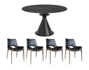 Calisto 5 Piece Round Extension Dining Set