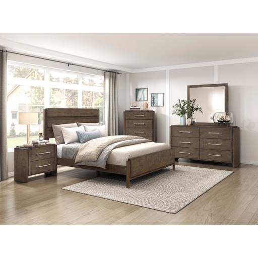 Oakridge Dark Walnut 6-Piece Bedroom Set 8