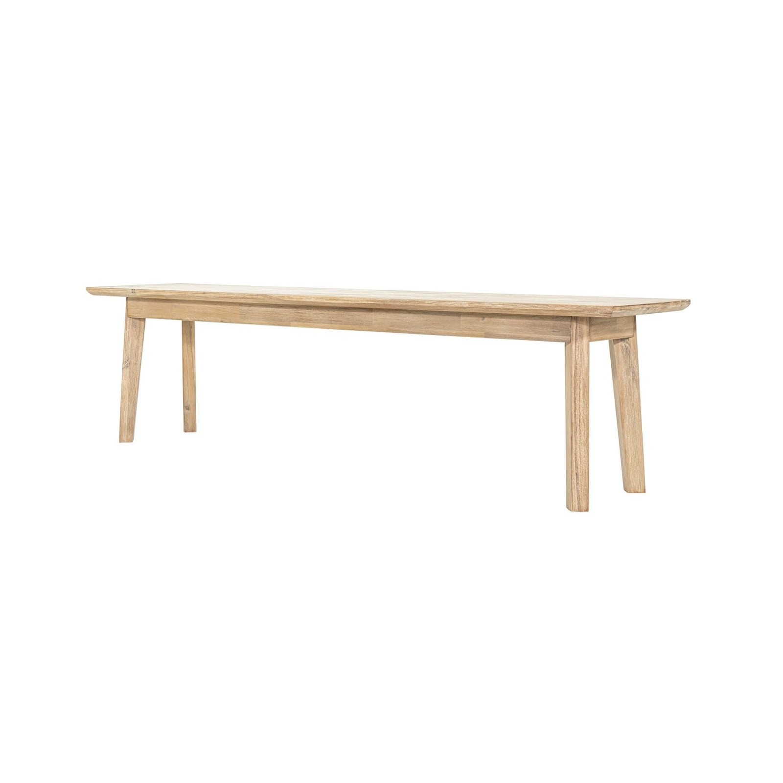 Crosshatch Wood Dining Bench 7