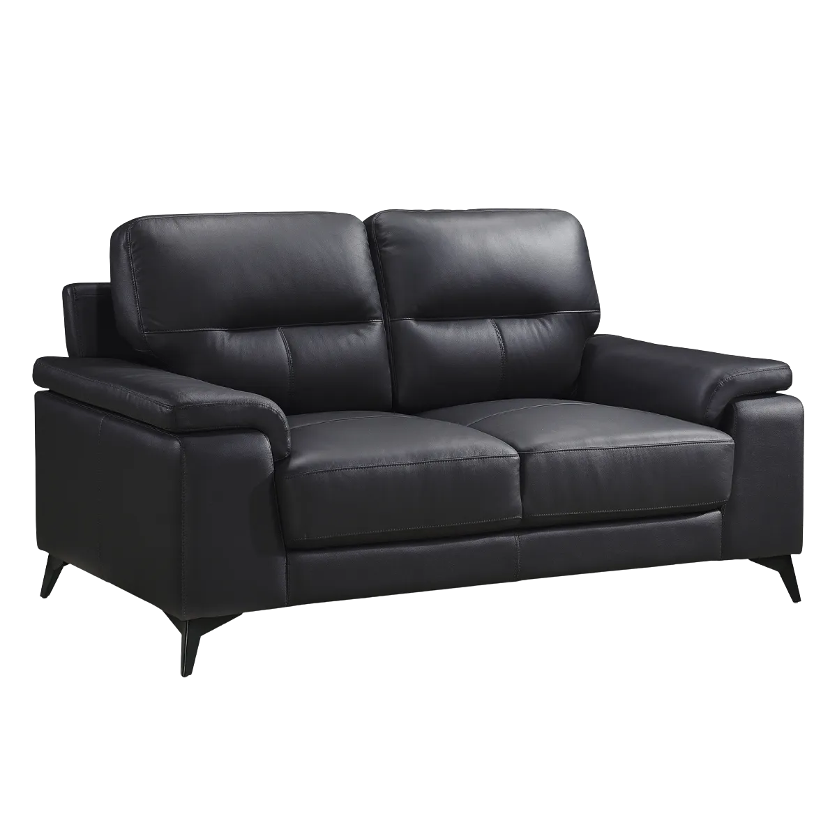 Mischa Leather Loveseat 18