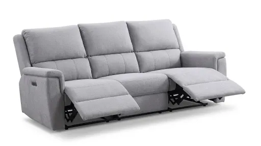Apex Power Reclining Sofa (Grey)