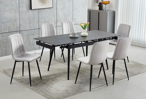 Sintered Stone Table & 6 Chairs