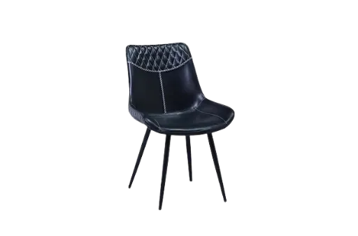 Manhattan Silhouette Grid-Tufted Chair (Taupe)