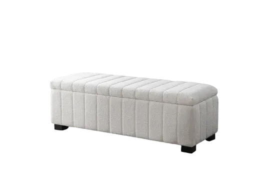 Teddy Cozy Bouclé Storage Bench