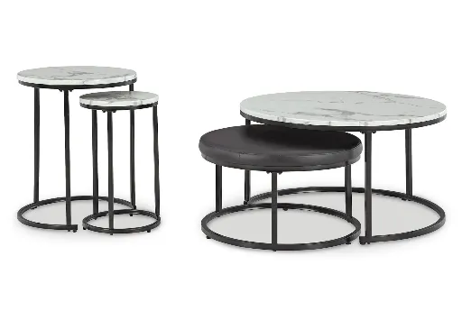 Occasional Nesting Table Set 4Pcs Set