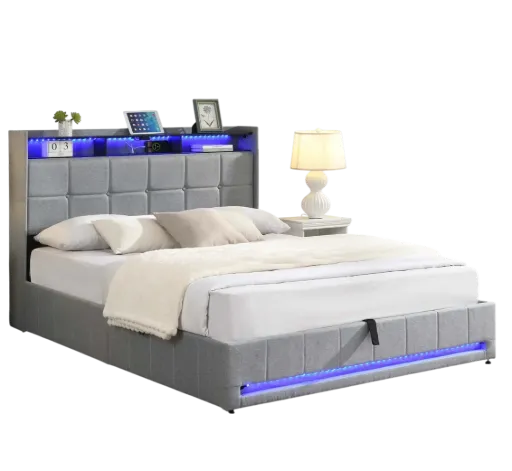 Kananaskis Smart LED Charging Storage Bed