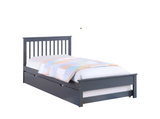 Ghandruk Mission-Style Solid Wood Single Bed Frame