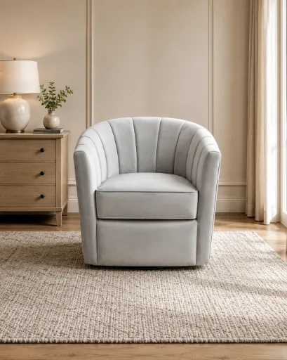 Monroe 33" Custom Swivel Accent Chair