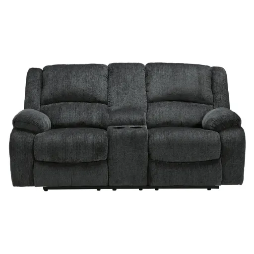Draycoll Manual Reclining Loveseat with Console