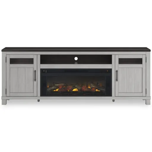 Darborn 88" TV Stand with Electric Fireplace