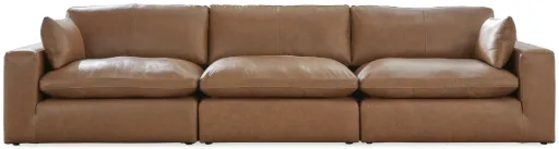 Emilia 3-Piece Leather Modular Sofa