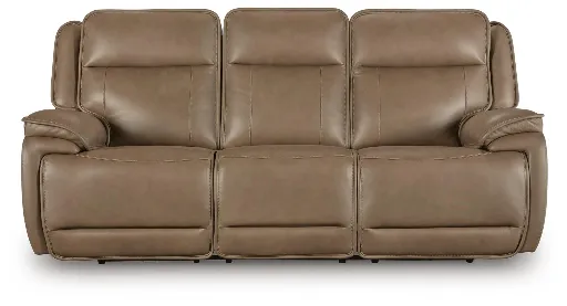 Malcesine Dual Power Leather Reclining Sofa