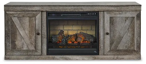 Wynnlow 60" TV Stand with LED Electric Fireplace Insert