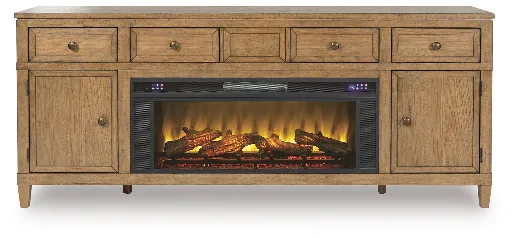Sharlance 81" TV Stand with Electric Fireplace