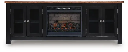Wildenauer 76" TV Stand with Electric Fireplace